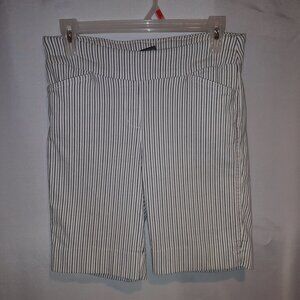 2/$20.00 Mix & Match - Hilary Radley Ladies Striped Pull On Shorts